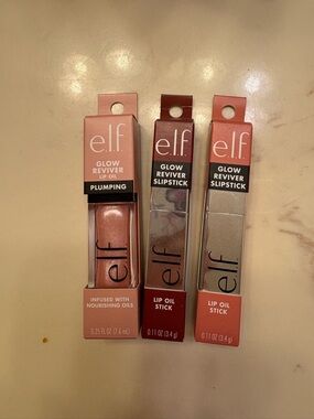 Elf lip oil three pack, add to your bundle for 6 dollars